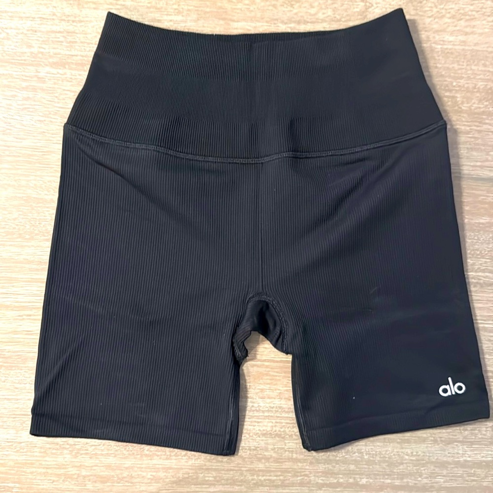ALO Yoga Black Bike Shorts